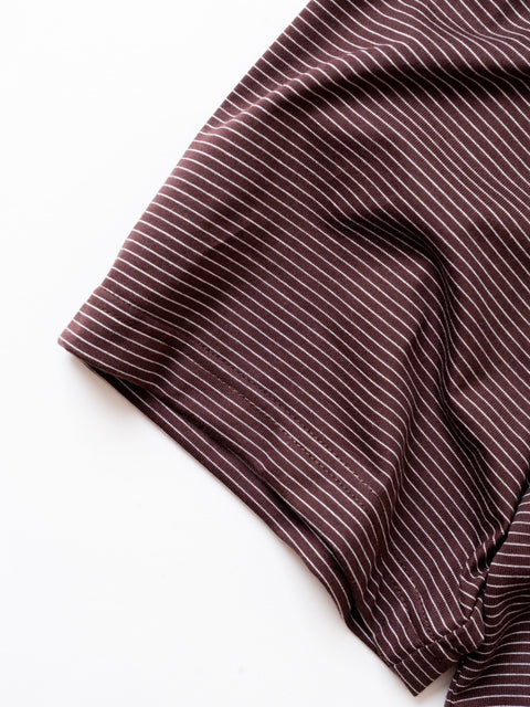 GT classic stripe s/s tee Brown/Black