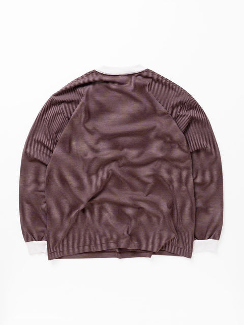GT classic stripe l/s tee Brown/Black