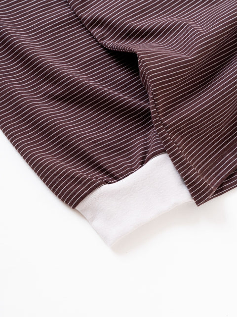 GT classic stripe l/s tee Brown/Black