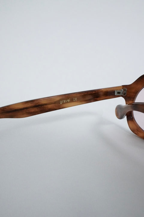 kearny「gravel-6」Tortoiseshell brown