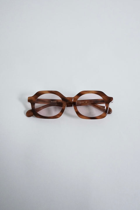 kearny「gravel-6」Tortoiseshell brown