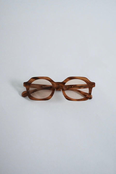 kearny「gravel-6」Tortoiseshell brown