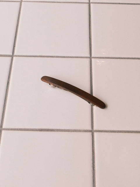 KOSTKAMM ピンバレッタ dark brown wood