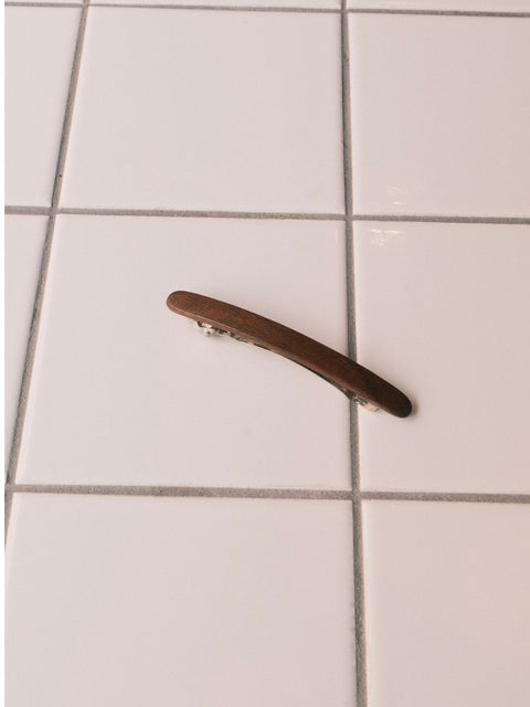 KOSTKAMM ピンバレッタ dark brown wood