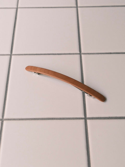 KOSTKAMM ピンバレッタ light brown wood