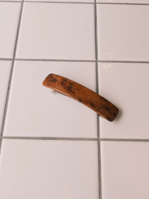 KOSTKAMM バレッタ natural brown wood
