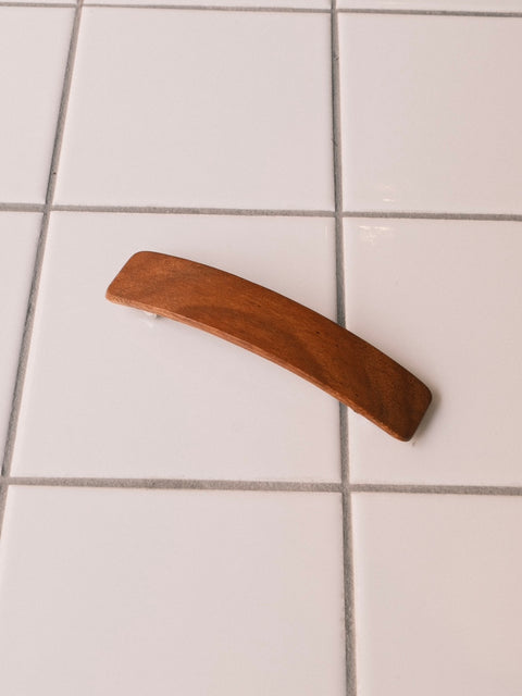KOSTKAMM バレッタ natural brown wood