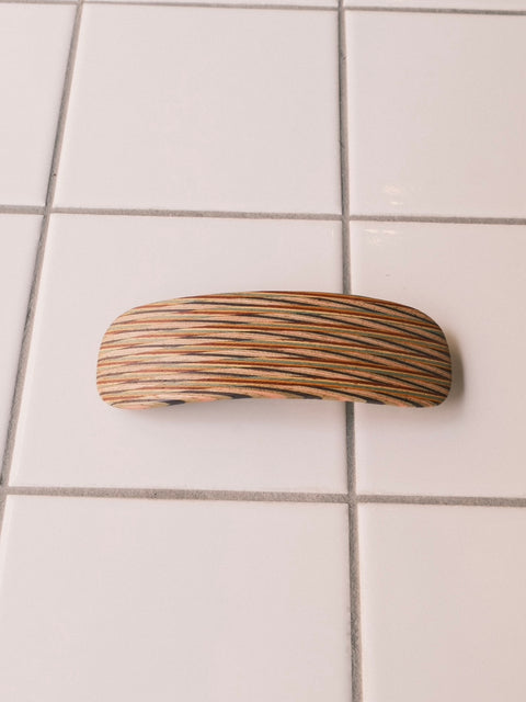 KOSTKAMM バレッタ net pattern mulch color wood