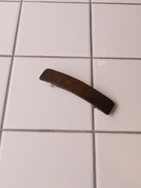 KOSTKAMM バレッタ dark brown wood