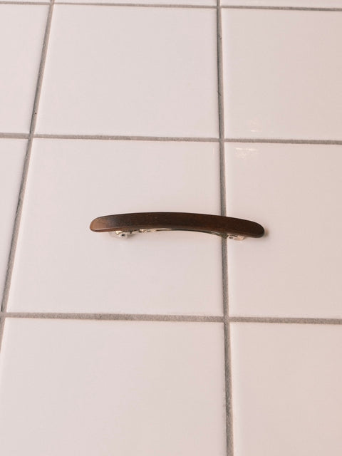 KOSTKAMM ピンバレッタ dark brown wood