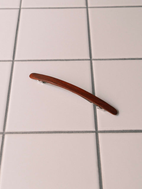 KOSTKAMM ピンバレッタ brown wood