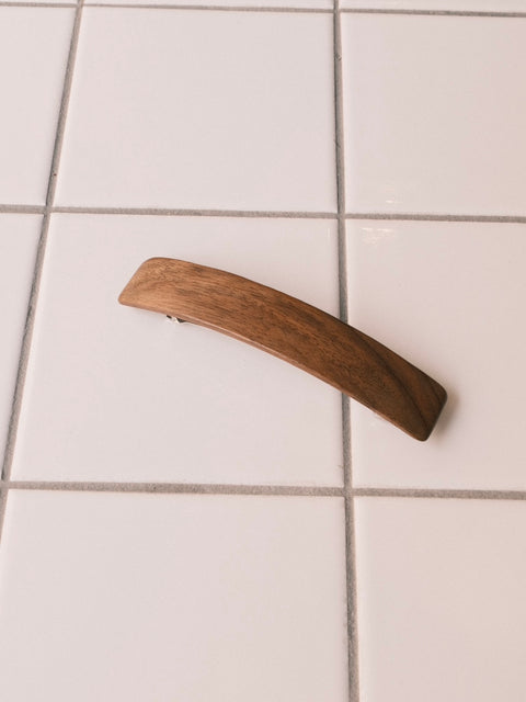 KOSTKAMM バレッタ natural brown wood
