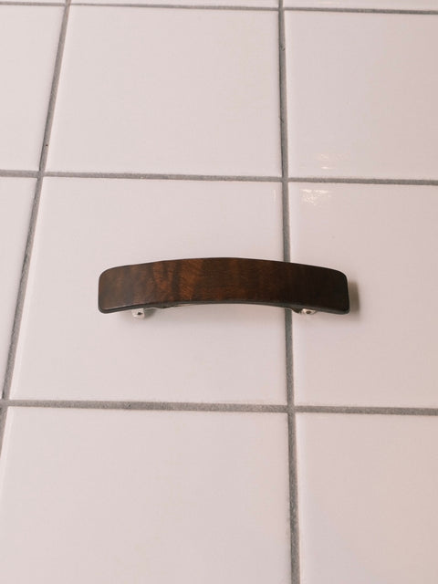 KOSTKAMM バレッタ dark brown wood