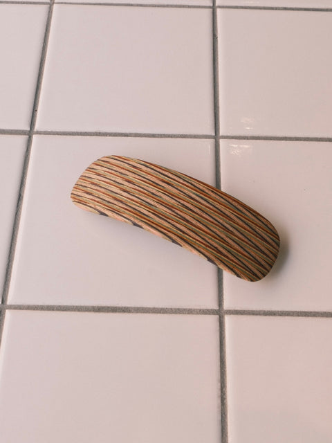 KOSTKAMM バレッタ net pattern mulch color wood