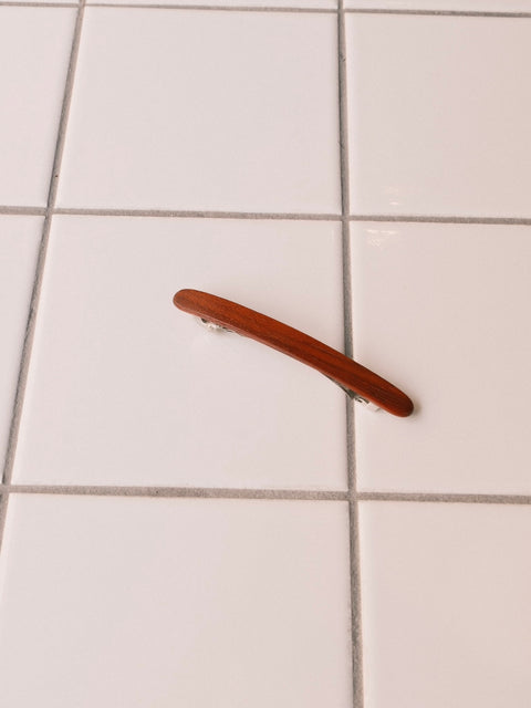 KOSTKAMM ピンバレッタ light brown wood