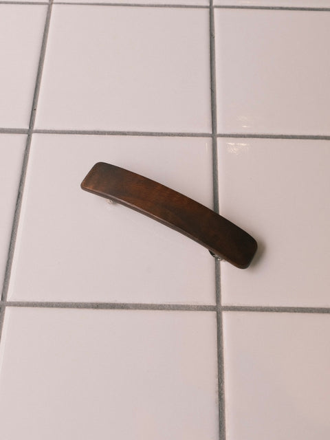 KOSTKAMM バレッタ dark brown wood
