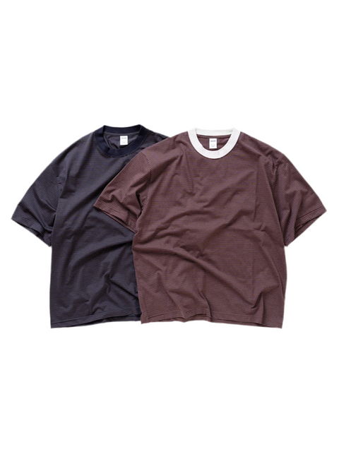 GT classic stripe s/s tee Brown/Black