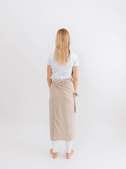 goodthing maruto別注apron  BEIGE suede